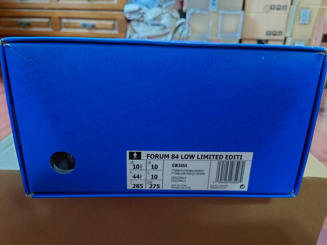 LIMITED EDT ADIDAS ORIGINALS FORUM 84 LOW SINGAPORE FORUM