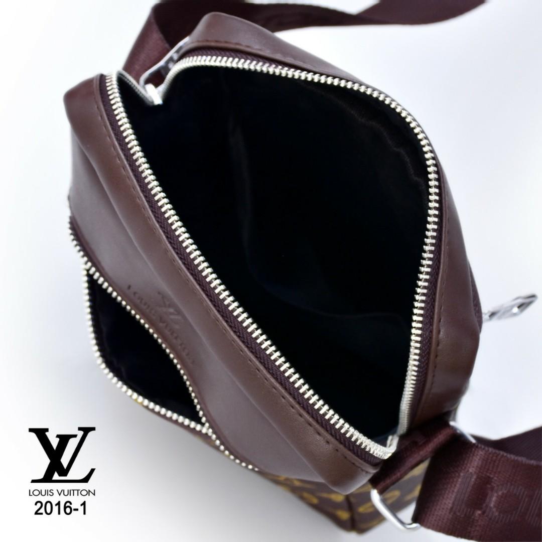 LV men sling bag Platinum, Fesyen Pria, Tas & Dompet , Tas
