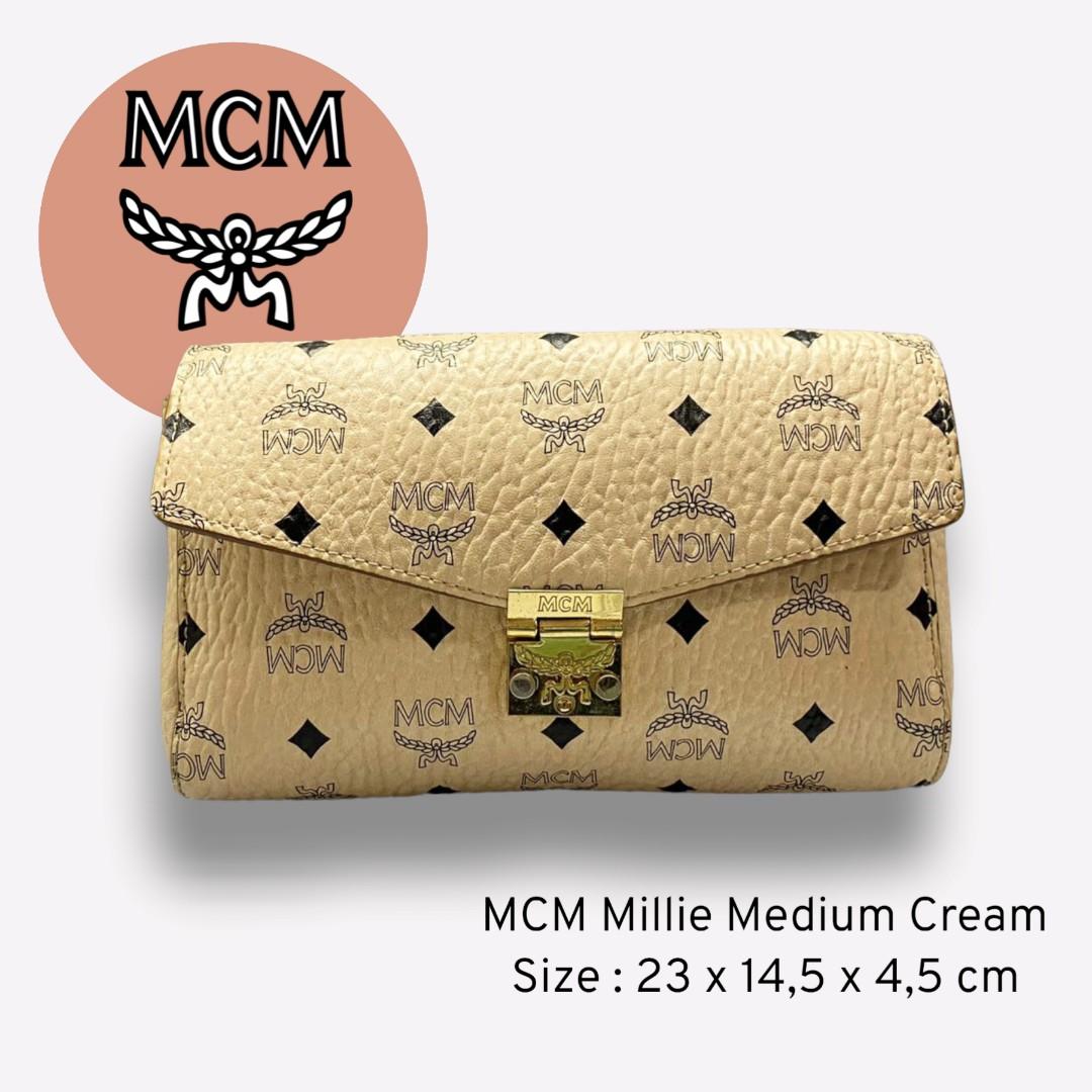 MCM bag millie flap crossbody medium, Barang Mewah, Tas & Dompet