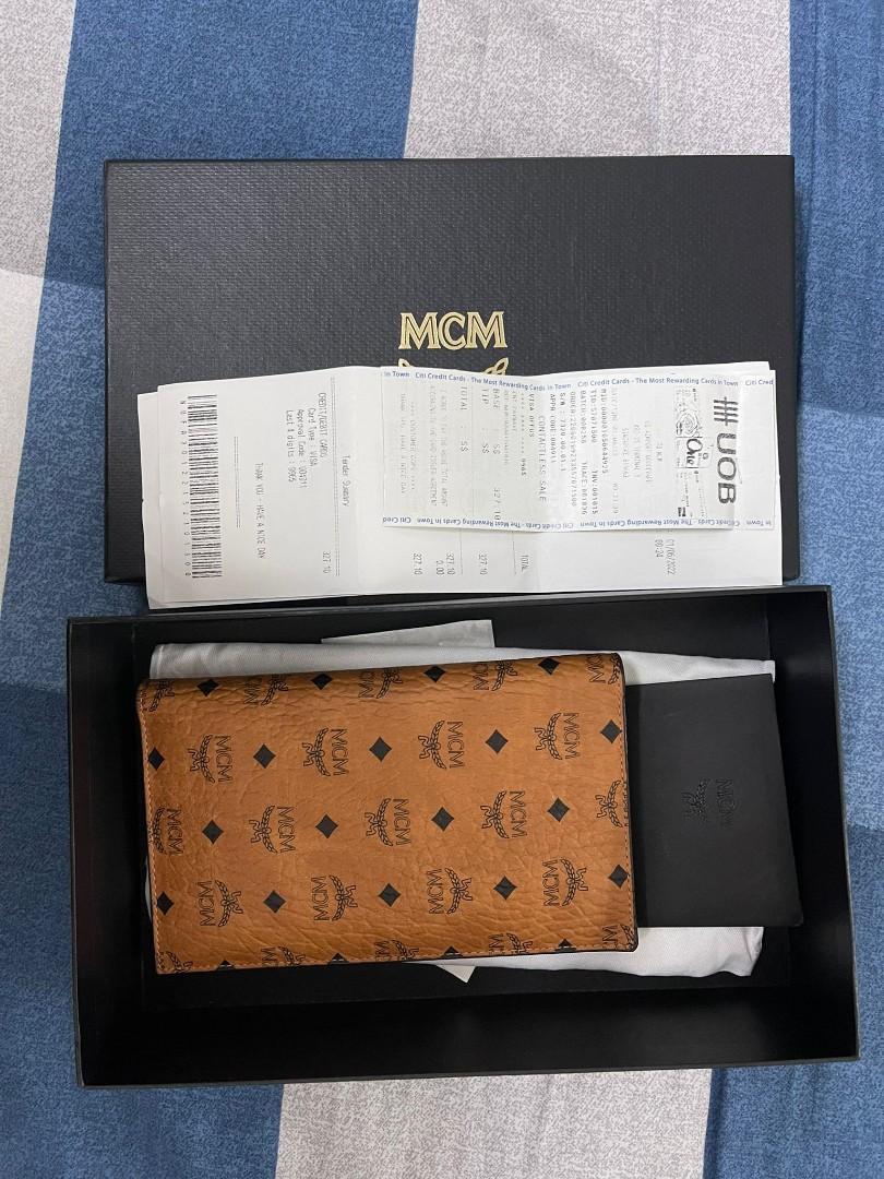 MCM vis original passport and card wallet, Luxury, Bags & Wallets on