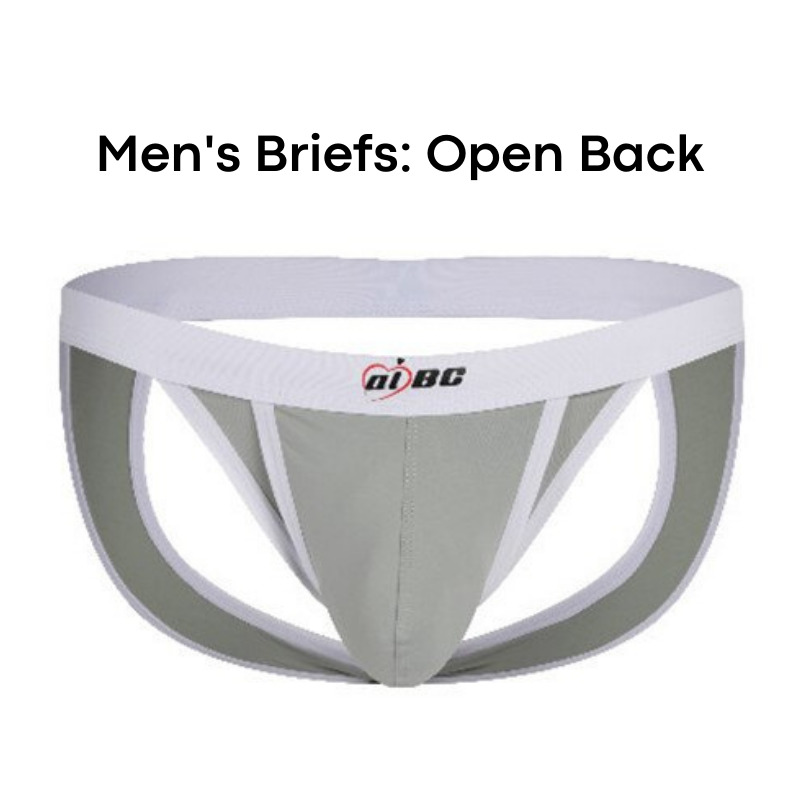 Men's underwear discount with open back