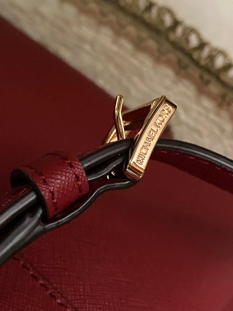 SALE Authentic Michael Kors Two way Bag Rochelle Burgundy Retail