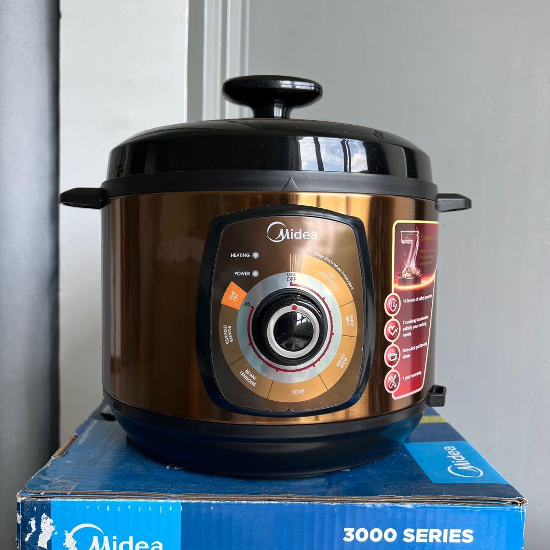 Midea Pressure Cooker with Dual Inner Pot (5.0L) MYCH502A, TV & Home