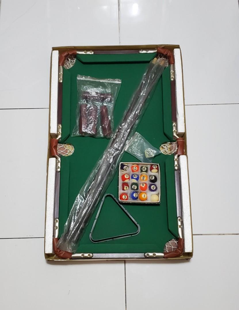 Mini Billiard for kids (Category: Kids Toys) located in Quezon City. Submitted by lajean (Listing ID 1181780761, Image 1). Description: Mini Billiard for kids Unused Just stored Japan purchased Shipping fee at buyer's expense.