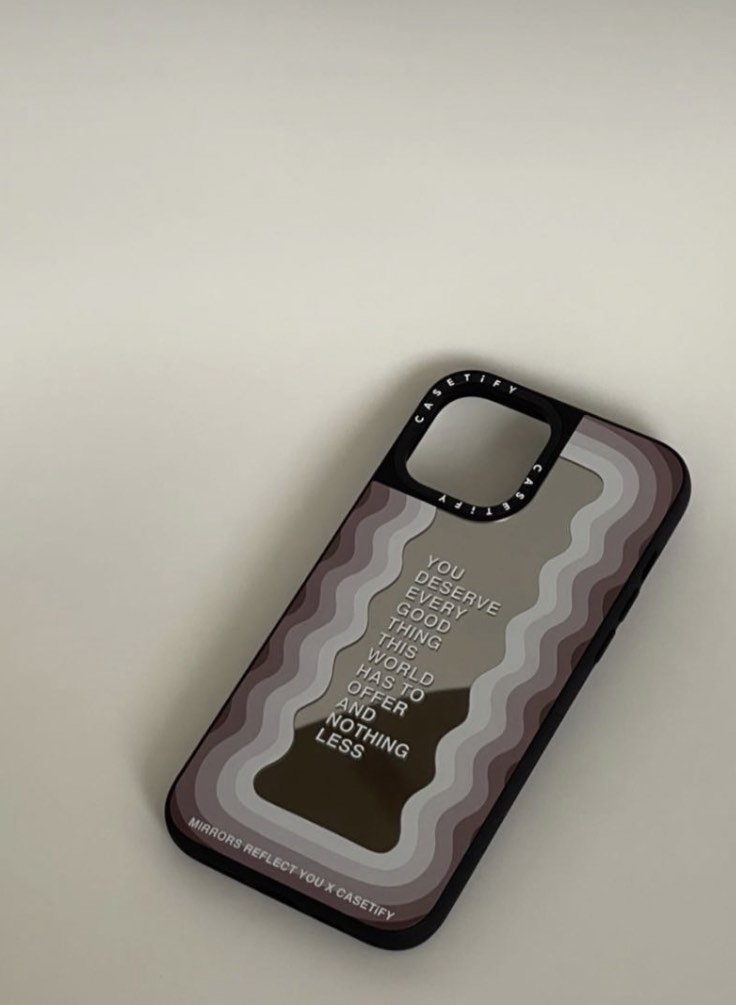Mirrors Reflect You x CASETIFY case for iPhone 13 pro, Mobile Phones