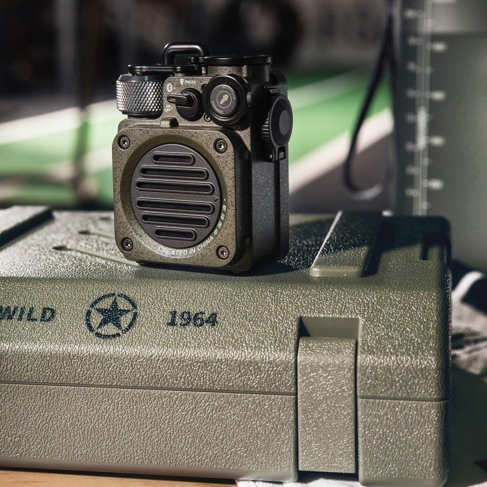 MUZEN Wild Mini Rugged Outdoor Portable Bluetooth SpeakerGreen, Audio