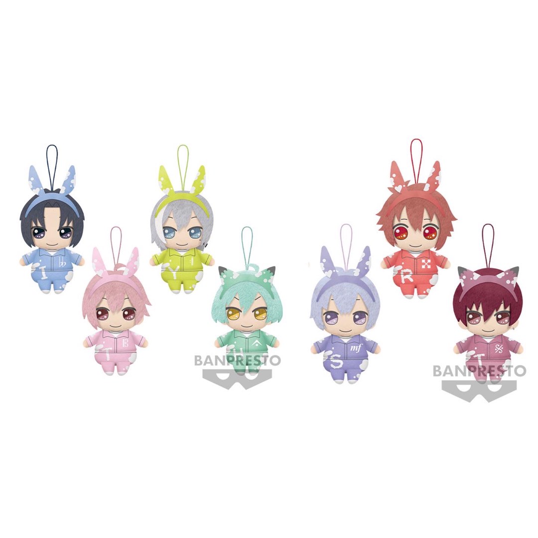 全新namco景品公仔idolish公仔偶像星願7 Idolish 7 Our Color 造型掛飾公仔 逢坂壯五 Osaka Sogo 七瀬陸 Nanase Riku 狗丸透真 Inumaru Toma 和泉一織 Izumi Iori 九條天 Tenn Kujo 亥清悠 Isumi Haruka 11cm