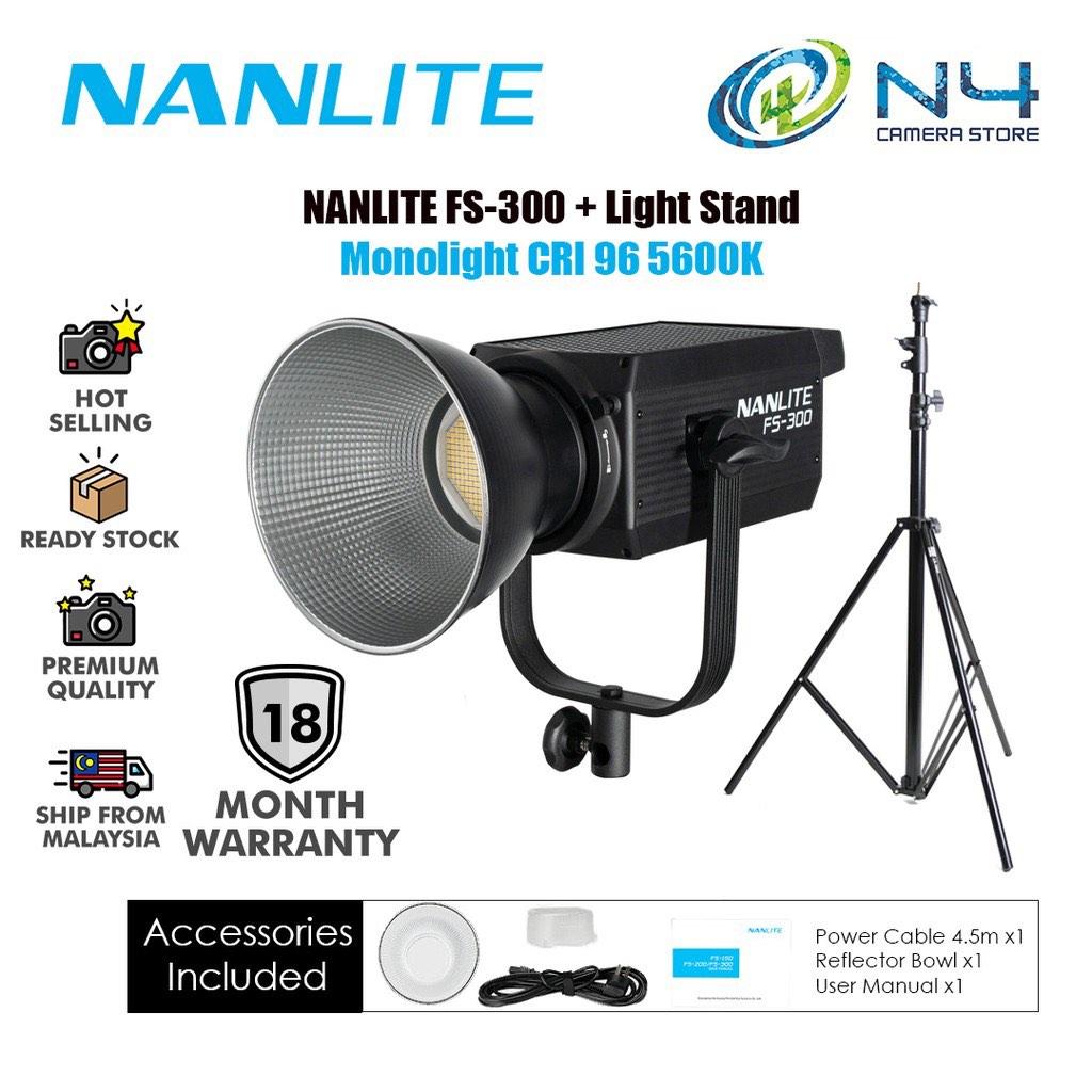 Nanlite FS300 FS300 330W Stuido LED Light 5600K Continuous Light for