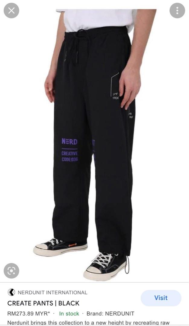 NERDUNIT Create pants (Category: Trousers) located in Kuala Lumpur. Submitted by remy_zero (Listing ID 1181836660, Image 1). Description: Cond 10/10 like new Size M Manual Waist 33”-34” Length 37”.