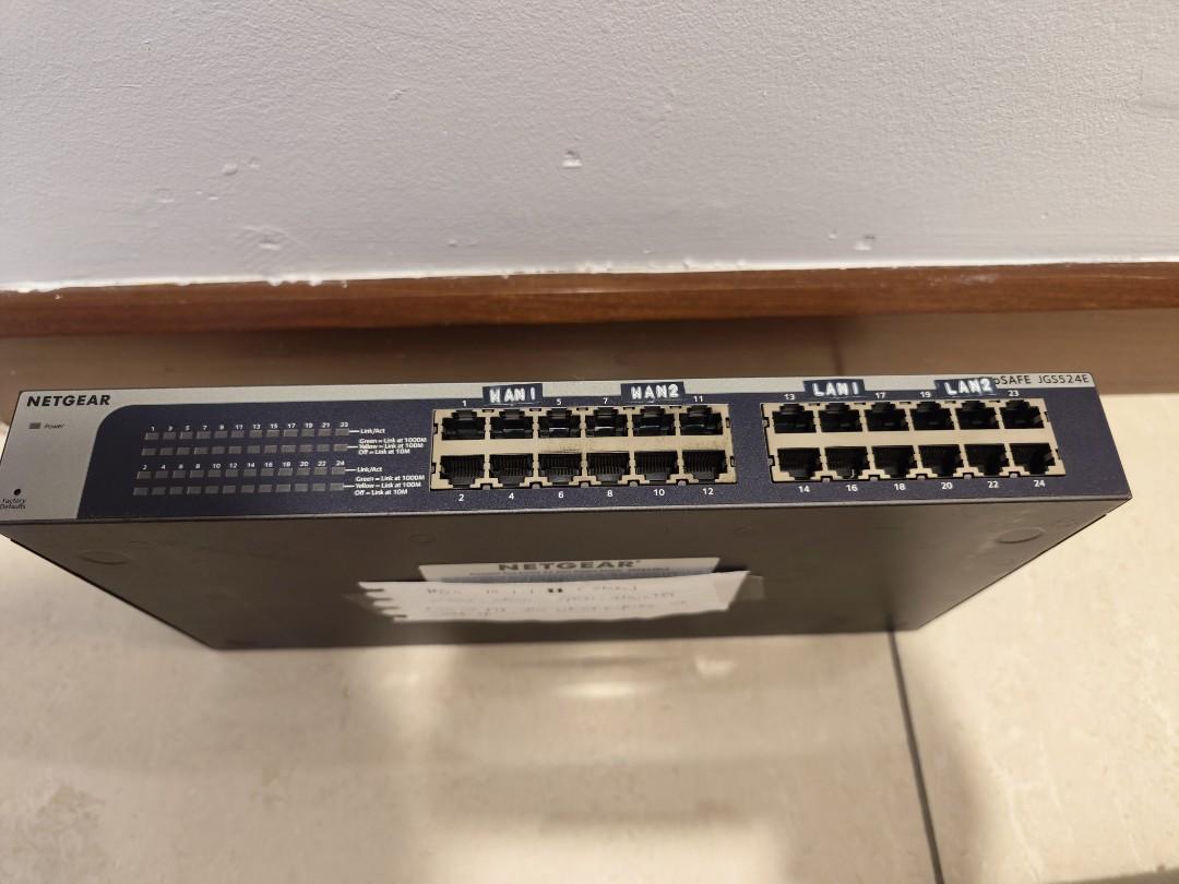 Netgear JGS524E Smart Managed Switch 24 ports Gig Computers