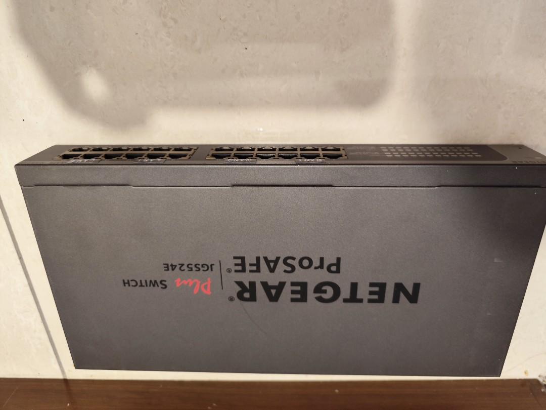 Netgear JGS524E Smart Managed Switch 24 ports Gig Computers & Tech, Parts