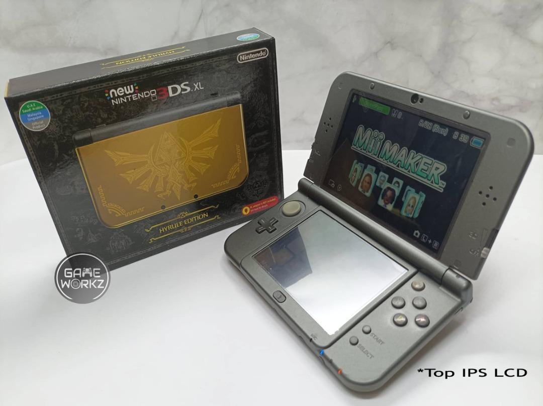 'New' 3DS XL Zelda Hyrule Edition (Top IPS LCD), Video Gaming, Video
