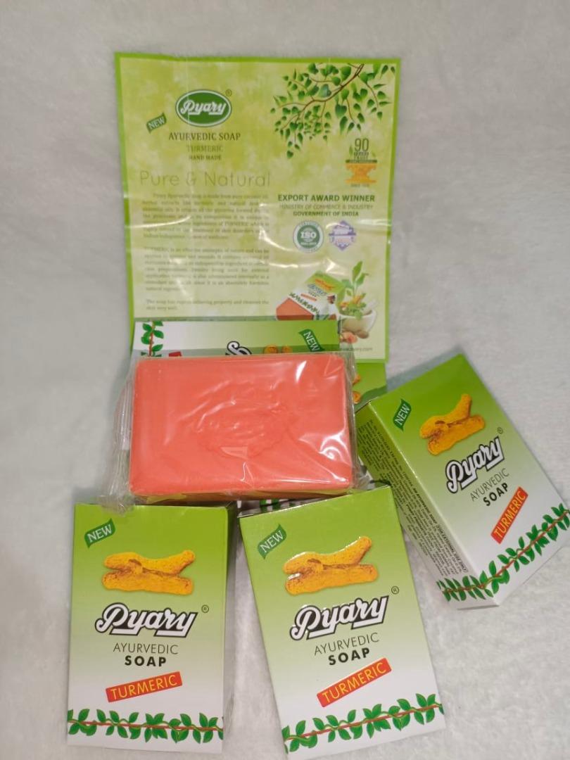 ORIGINAL PYARY TURMERIC SOAP (Ayurvedic), Beauty & Personal Care, Bath
