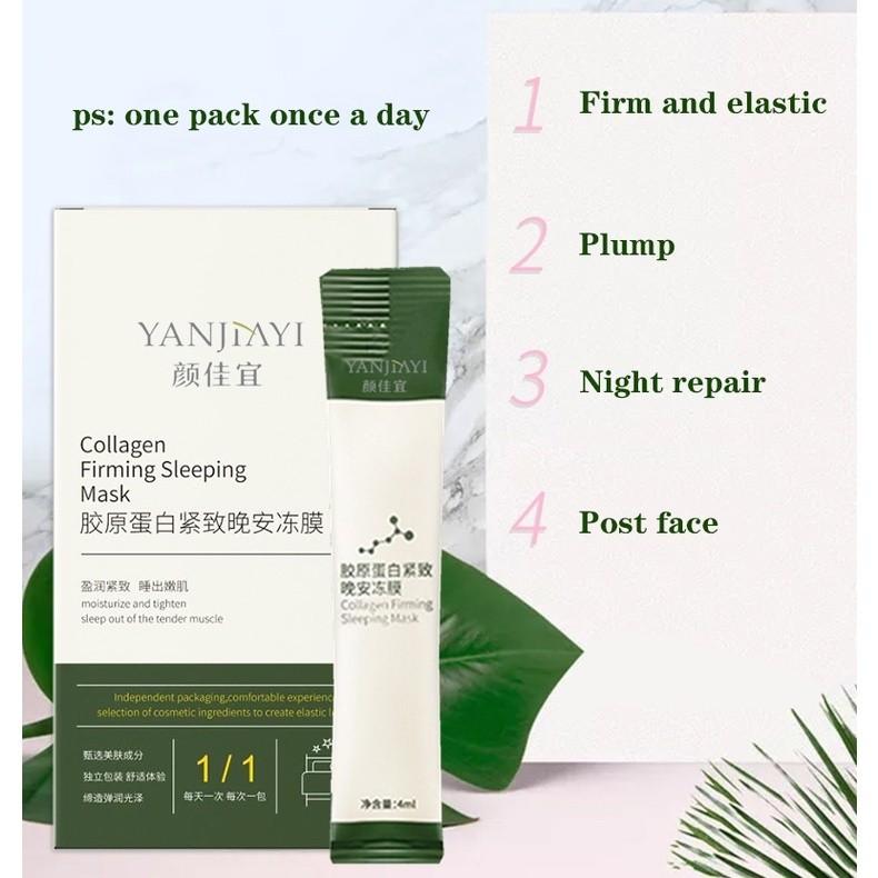 Original Yanjiayi Collagen Sleeping Firming Mask, Beauty & Personal