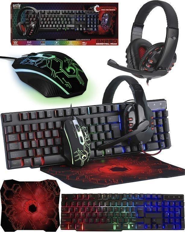 ORZLY RX250 HORNET RGB Gaming Keyboard RGB Mouse Mouse Pad Gaming 