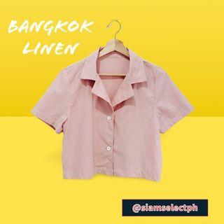 Pink Linen Top