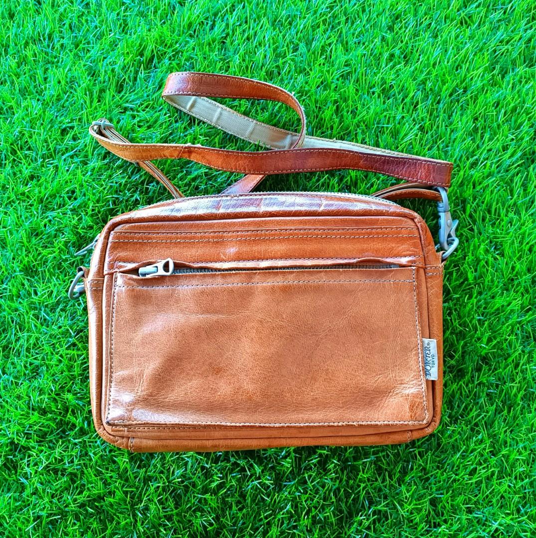 Porter leather sling clearance bag