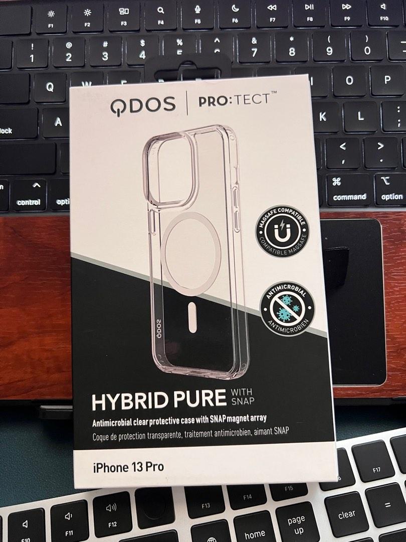 QDOS Hybrid Pure Case for iPhone 13 Pro, Mobile Phones & Gadgets