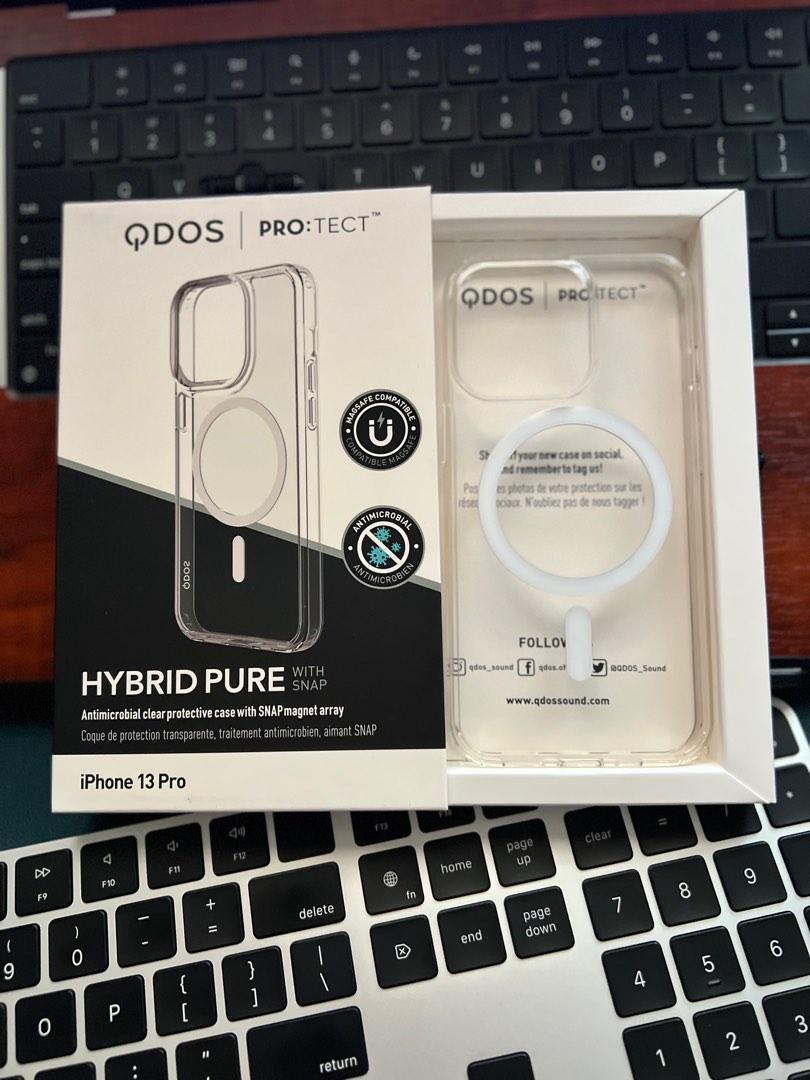 QDOS Hybrid Pure Case for iPhone 13 Pro, Mobile Phones & Gadgets