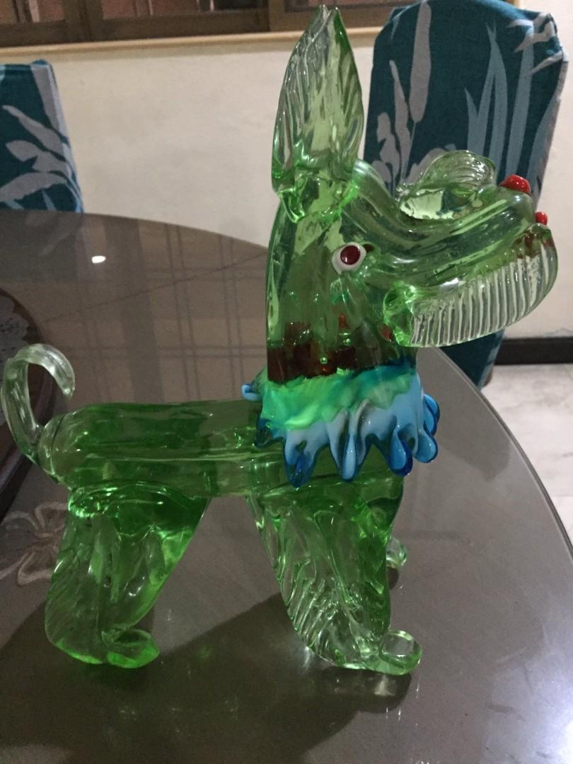 Glass scottie dog on sale