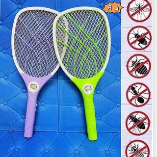 Rechargeable Mosquito Hitting Swatter with Flashlight!