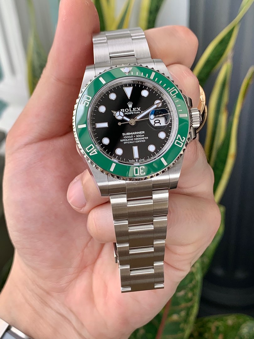 Rolex Submariner Date Starbucks Green Bezel Men's Watch 126610LV-0002