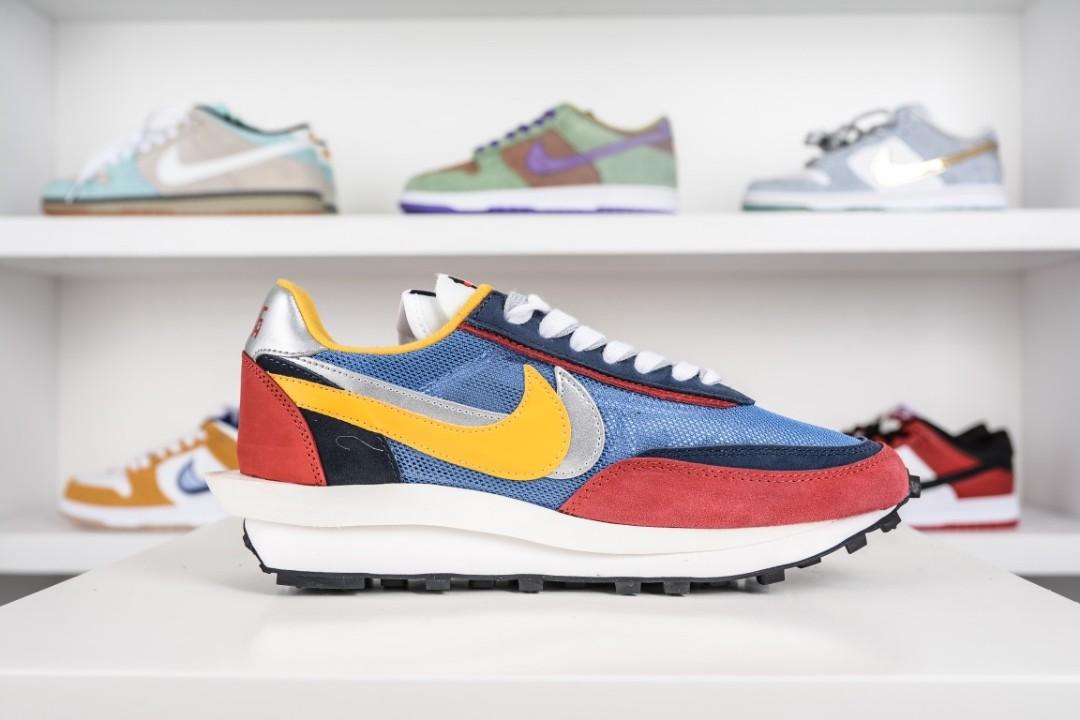 sacai x nike ldwaffle varsity blue mens