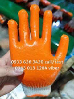 safety Gloves knitted Gloves orange