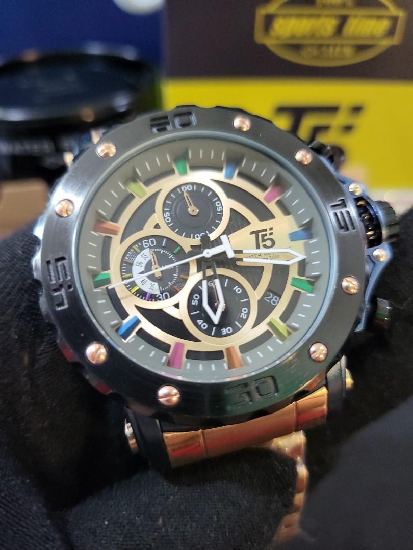 SALE MEN S LUXURY FASHION WATCH 100 ORIGINAL FULL SET Men s