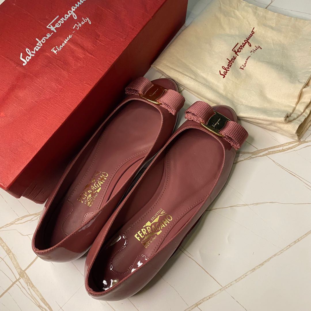 Salvatore Ferragamo Shoes Sepatu Authentic Barang Mewah Pakaian