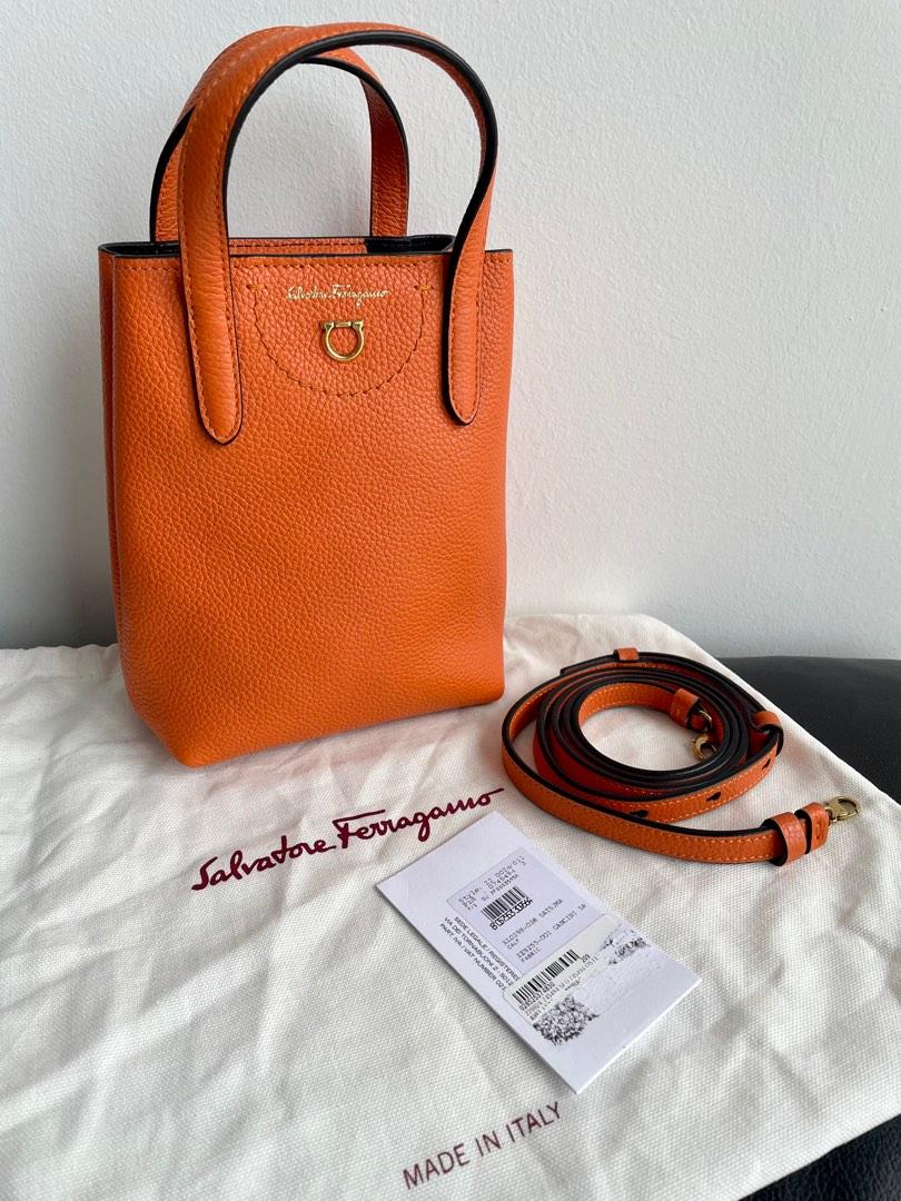 Salvatore ferragamo orange hotsell bag