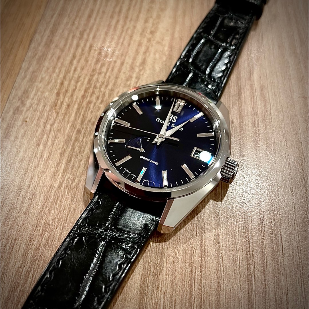 SBGA375 Grand Seiko Midnight blue 44GS Spring Drive Luxury