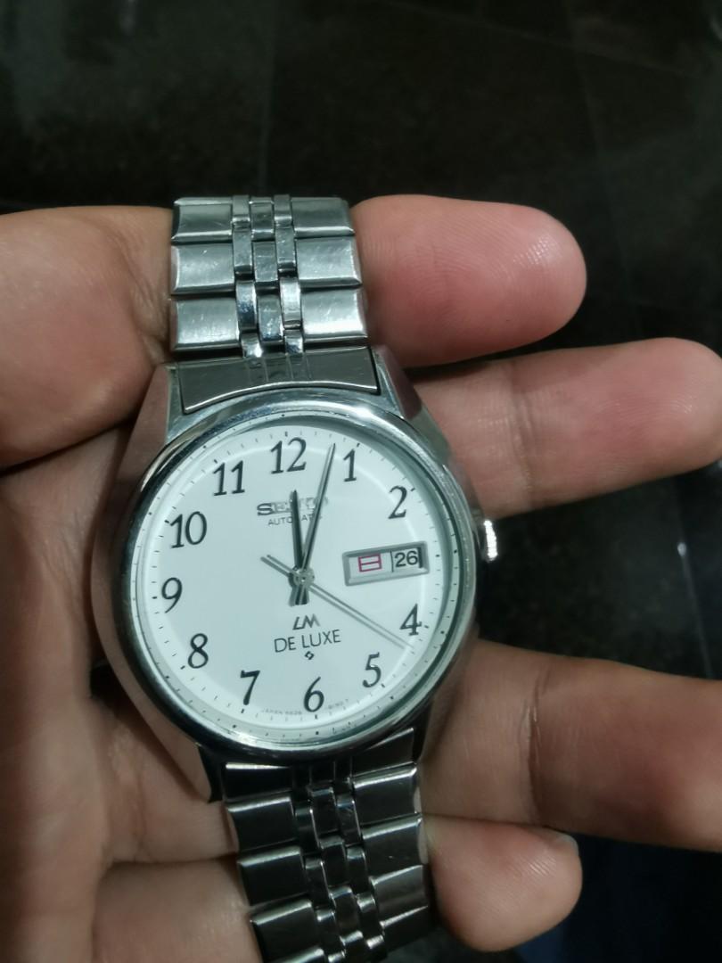 Seiko LM DE LUXE 5626-8140 (Category: Men's Watches) located in Bacoor. Submitted by brandrx (Listing ID 1181584083, Image 2). Description: Selling my rare Seiko Lord-Matic De Luxe 5626-8140 Movement: King Seiko Automatic 28800bph all stock including its original bracelet newly serviced by AlterTime Trends PH slightly buffed head keeps accurate time https://vintageseiko.nl/store/product/seiko-lord-matic-de-luxe-5626-8140-sold RFS not being used m