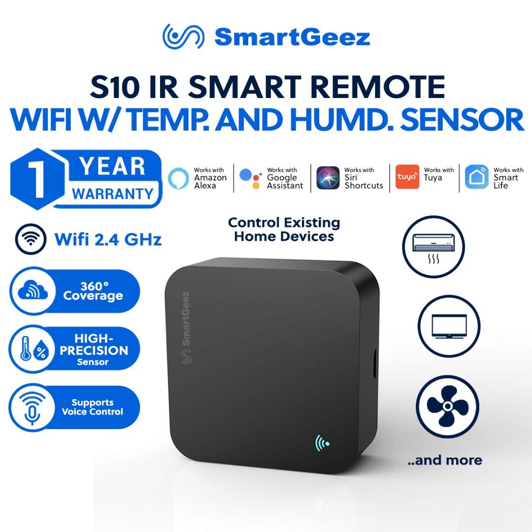 SmartGeez Smart IR Remote Controllers IR + RF Zigbee WIFI Display ...
