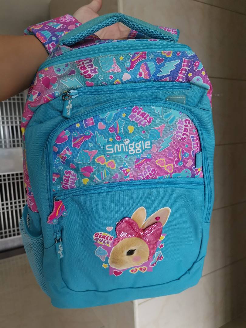 Smiggle backpack bunny, Babies & Kids, Babies & Kids Fashion on Carousell
