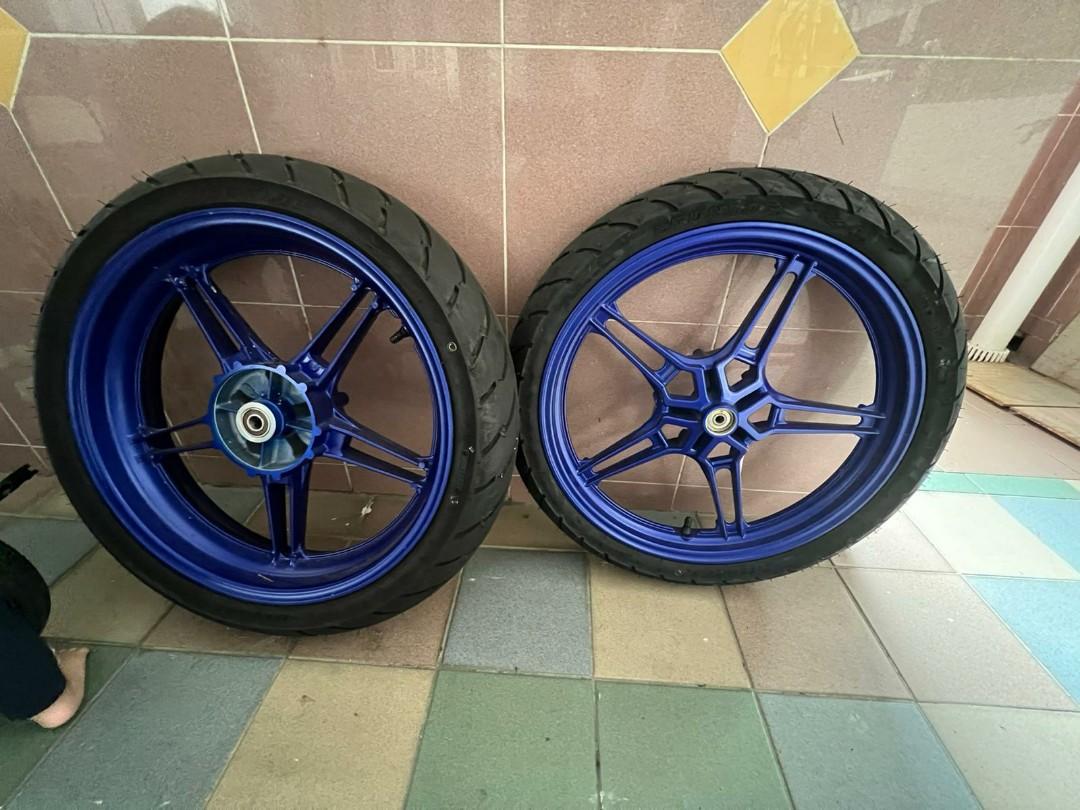 V2 Rims Sniper V2 rim with tyre, Motorcycles, Motorcycle Accessories on Carousell