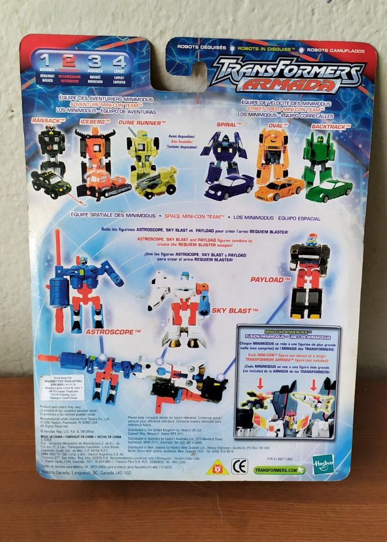 SPACE MINICON REQUIEM BLASTER TRANSFORMERS ARMADA MICRON, Hobbies