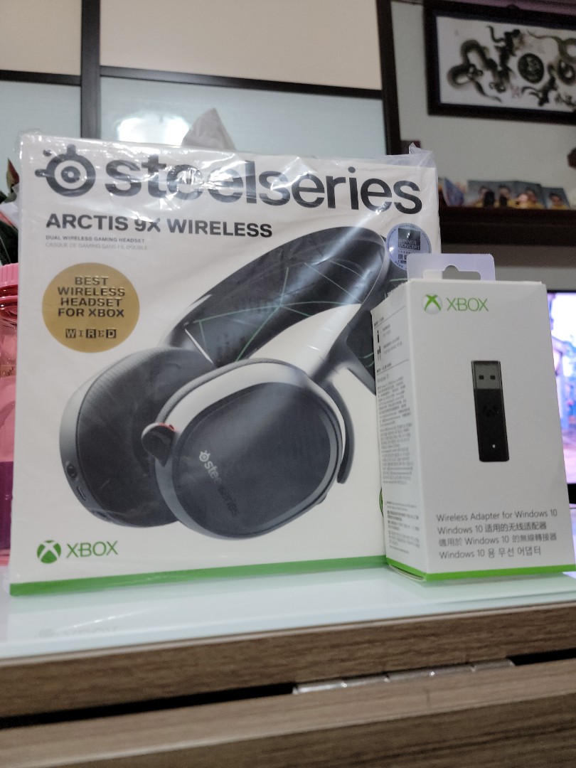 Steelseries Arctis 9X wireless連Xbox PC win 10 連接器可議價, 音響