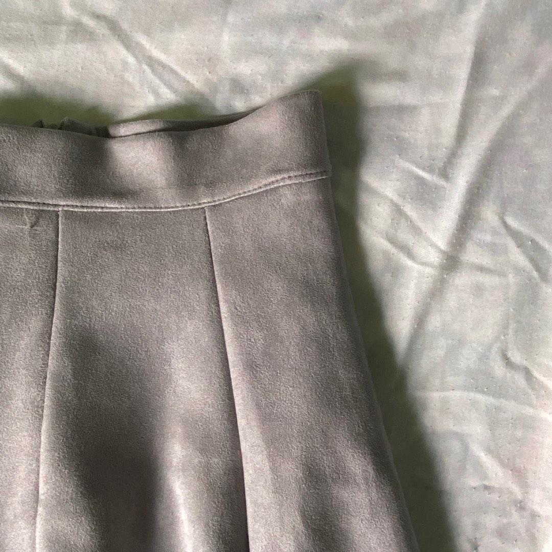 suede pleated skirt, Women's Fashion, Bottoms, Skirts on Carousell