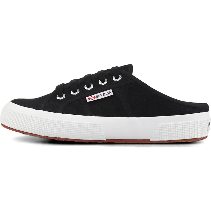 Superga black mule sneakers, Women's Fashion, Footwear, Sneakers on