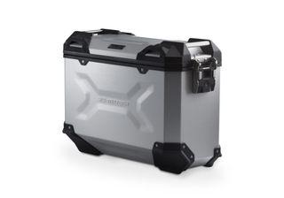 SWMotech TRAX ADV M. Side case. Aluminum. 37 l. Right. Silver.