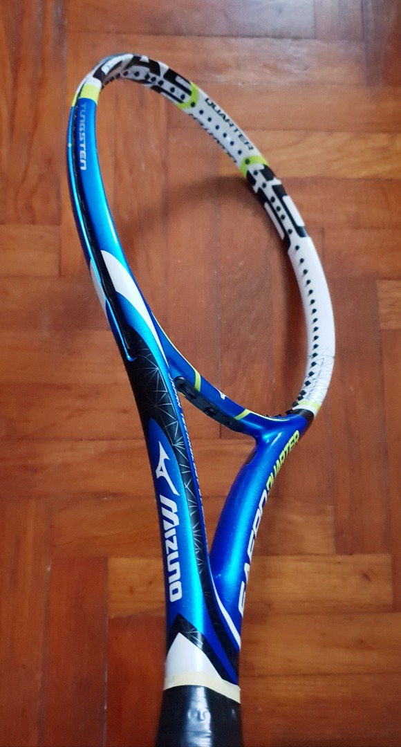 Tennis racket Mizuno Japan racquet with brand new string, Sports ...
