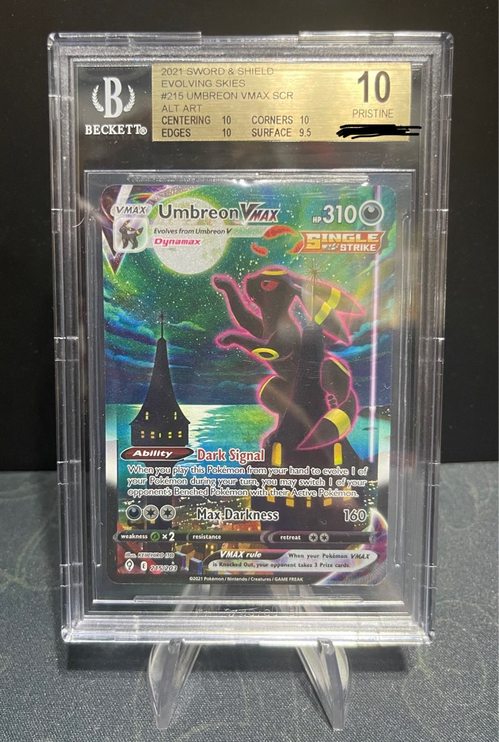 Umbreon Vmax AA BGS graded 10, Hobbies & Toys, Toys & Games on Carousell