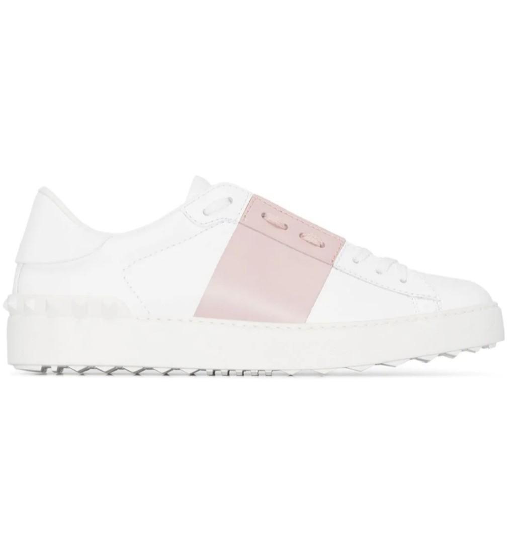 Valentino Garavani Open two tone sneakers Women s Fashion