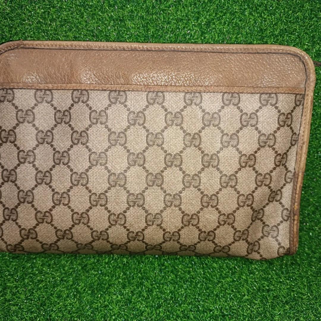 Vintage Gucci Clutch Bag, Luxury, Bags & Wallets on Carousell