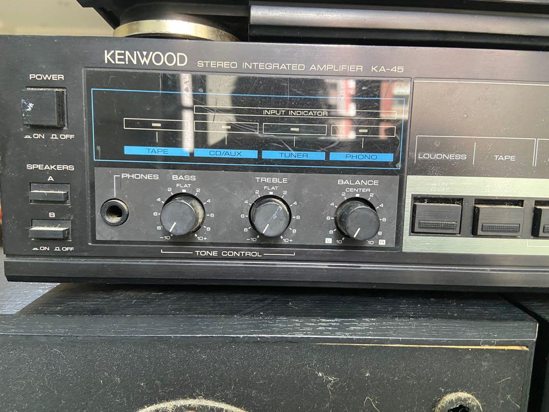 Vintage Kenwood Speakers, Amplifier and CD Player, Audio, Soundbars