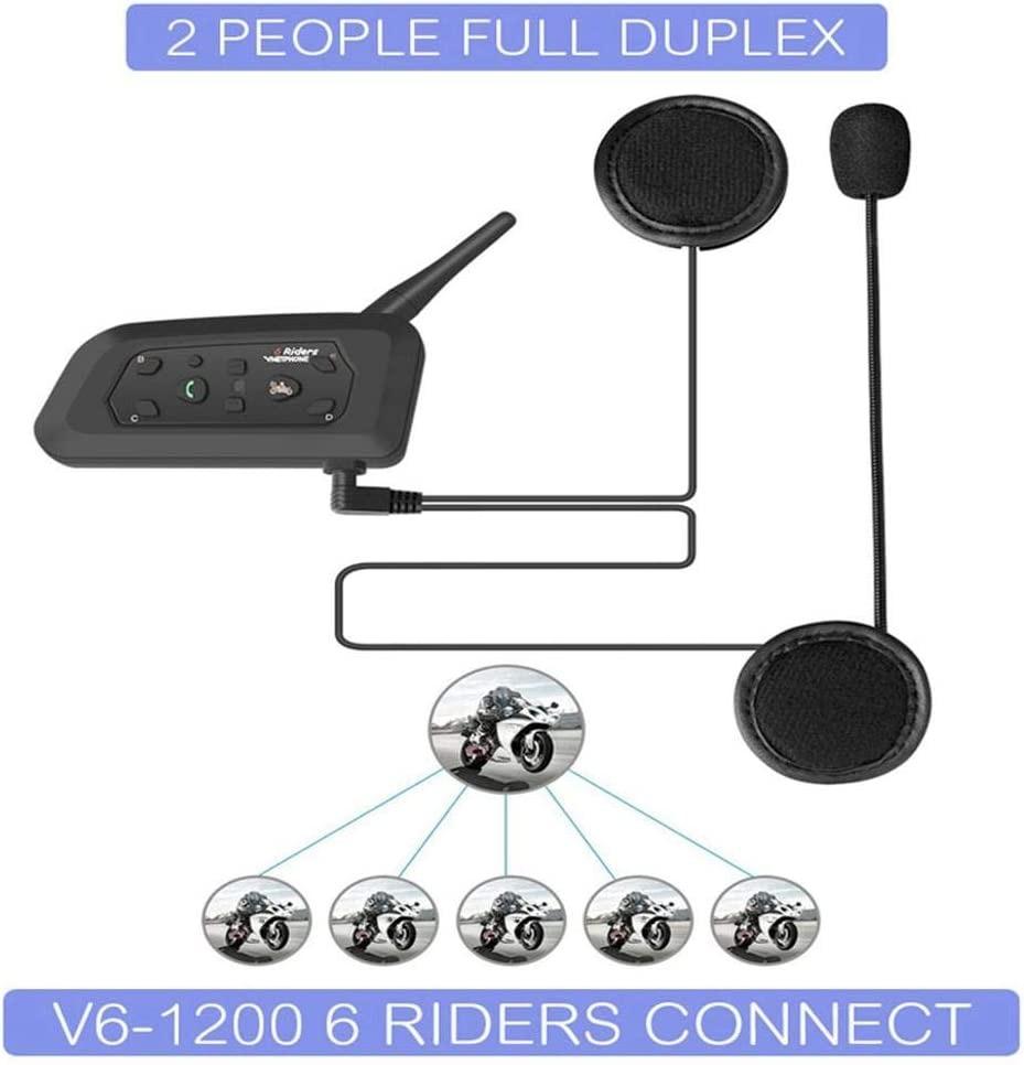  Vnetphone Motorcycle V6 Bluetooth Intercom 1200M Full