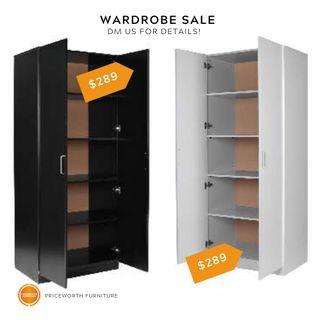 Wardrobe Sale- CLEARANCE Cabinets Storage for Home, Office or Garage--> SALE PRICE