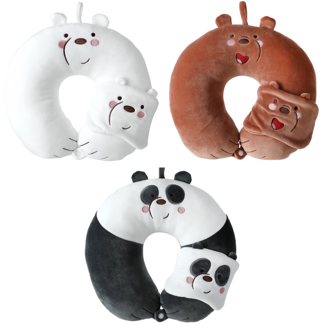 We bare bears deals neck pillow miniso price