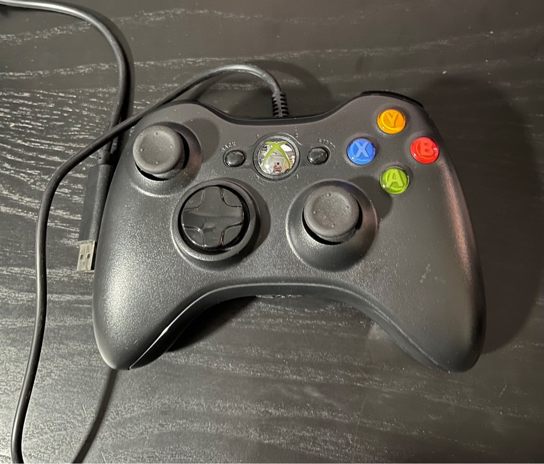 Xbox360 wired controller, Video Gaming, Gaming Accessories, Controllers